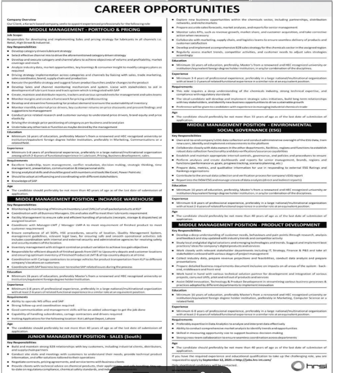 career job'